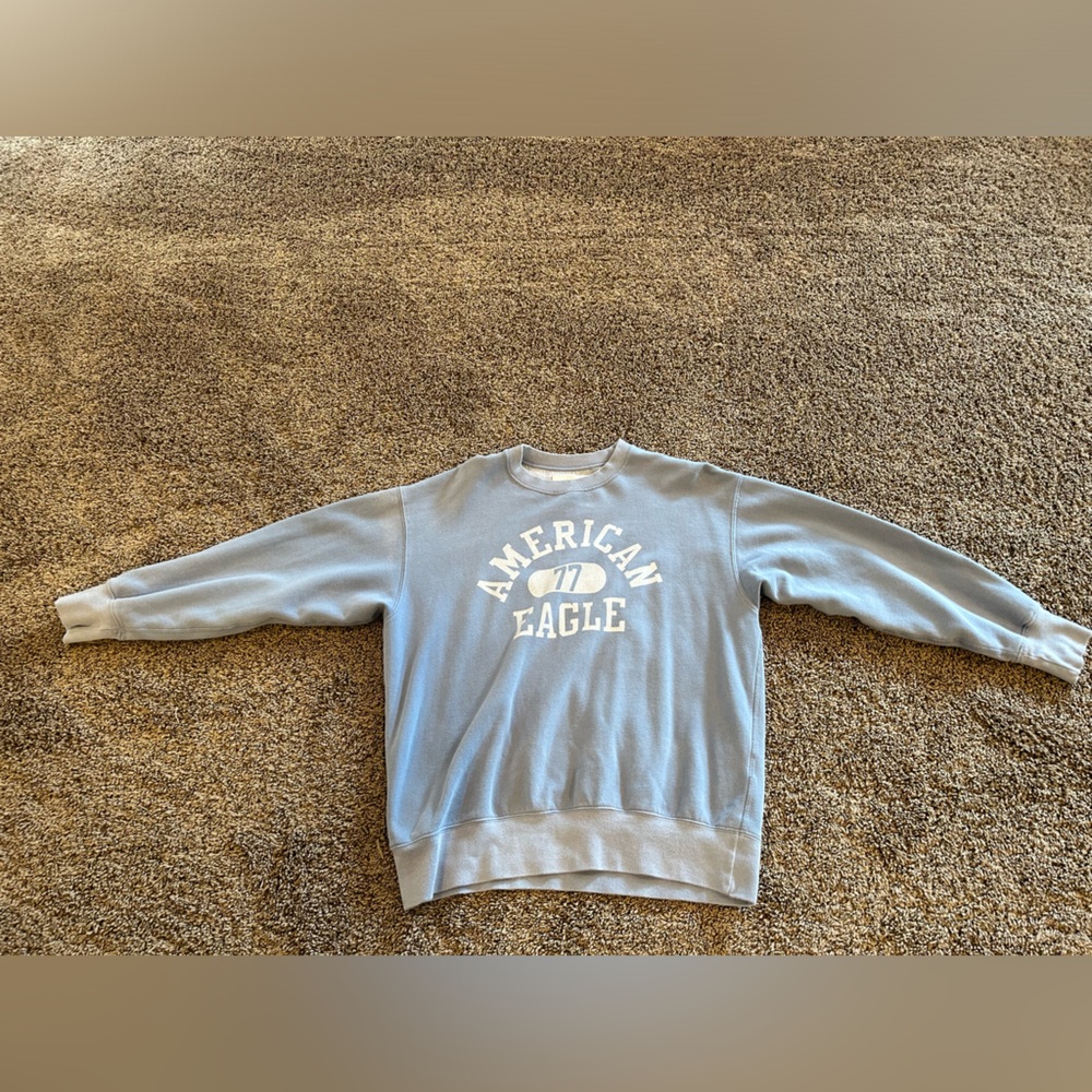 Blue American eagle crewneck